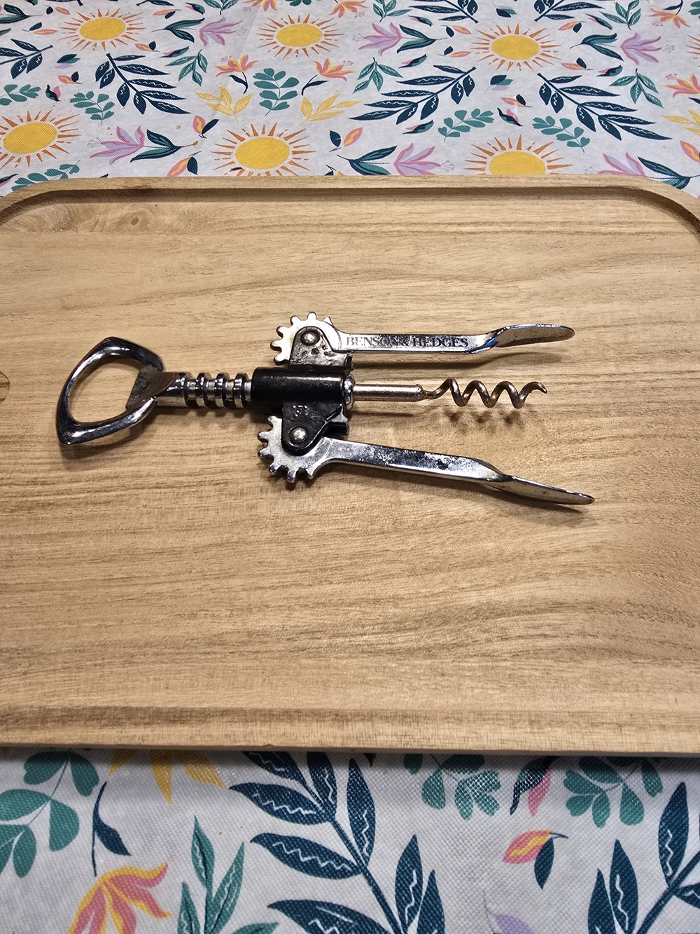 Vintage Benson & Hedges Corkscrew Wine Opener